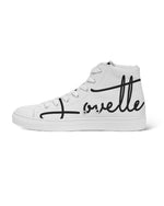 Load image into Gallery viewer, Ladies | Lovette First Edition High Tops (White - Black)
