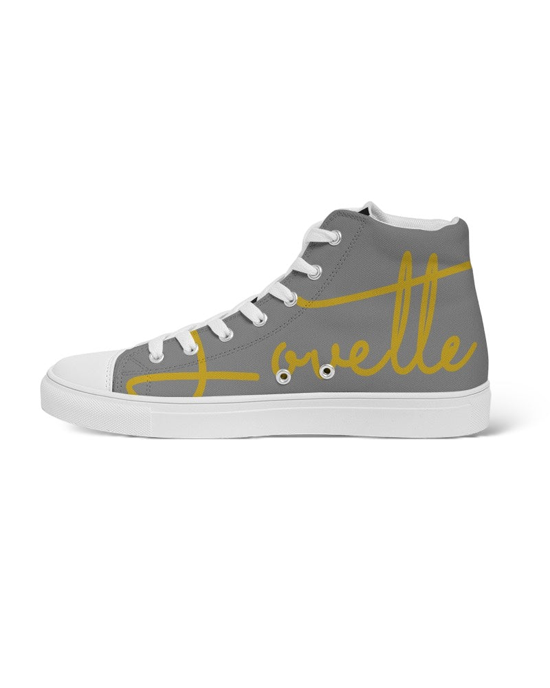 Ladies | Lovette First Edition High Tops (Grey - Gold)