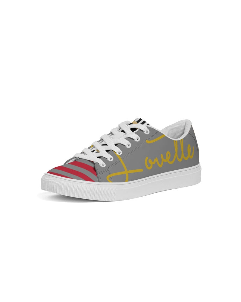 Ladies | Lovette First Edition Low Tops (Grey - Gold)