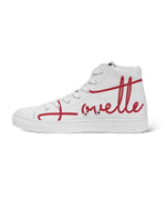 Load image into Gallery viewer, Ladies | Lovette First Edition High Tops (White - Red)
