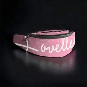 Lovette Sling Bag (Pink-White)