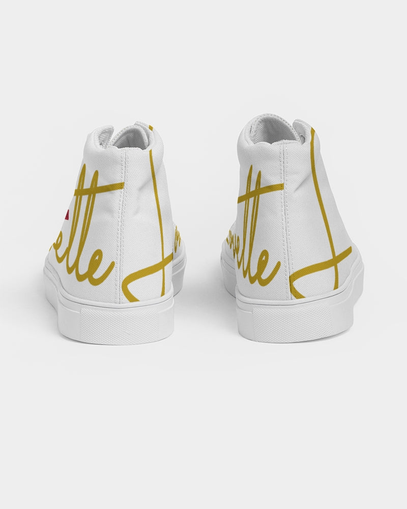 Gentlemens | Lovette First Edition High Tops (White - Gold)