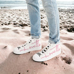 Load image into Gallery viewer, Gentlemen | Lovette First Edition High Tops (White - Pink)
