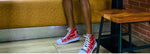 Load image into Gallery viewer, Women’s Lovette High Tops (Red - White)
