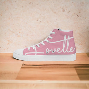Ladies | Lovette First Edition High Tops (Pink - White)