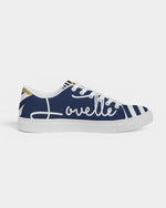 Load image into Gallery viewer, Ladies | Lovette First Edition Low Tops (Navy Blue - White)
