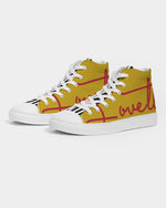 Load image into Gallery viewer, Gentlemen | Lovette First Edition High Tops (Mustard Yellow - Red)
