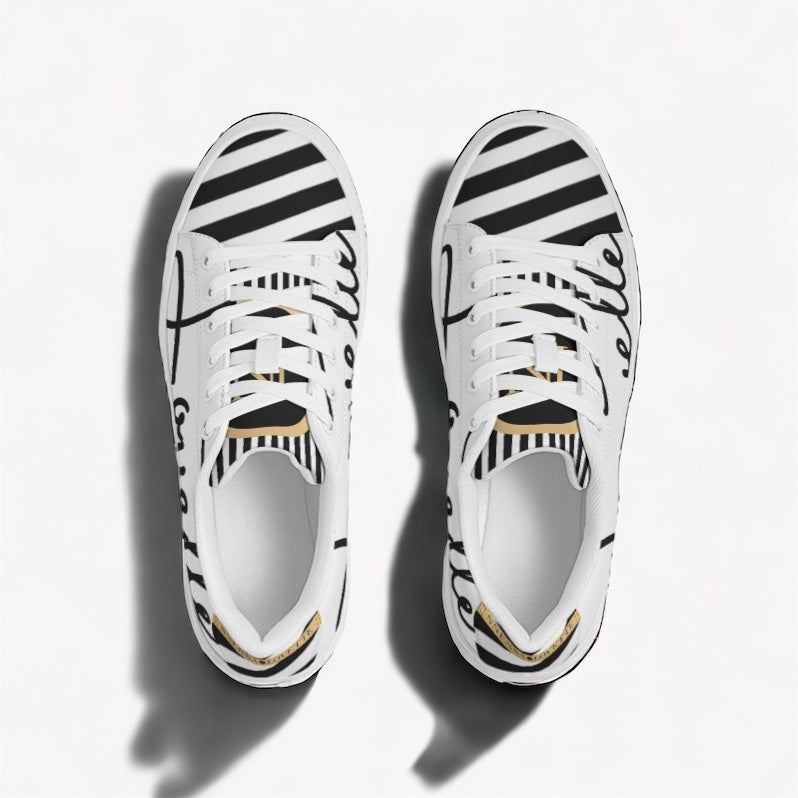 Gentlemens | Lovette First Edition Low Tops (White - Black)