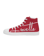 Load image into Gallery viewer, Mens’ Lovette High Tops (Red - White)
