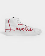 Load image into Gallery viewer, Ladies | Lovette First Edition High Tops (White - Red)
