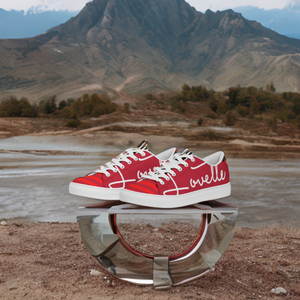 Ladies | Lovette First Edition Low Tops (Red - White)