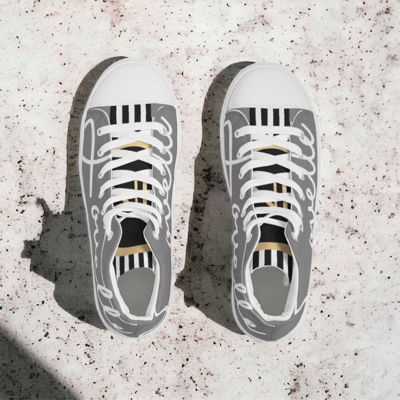 Ladies | Lovette First Edition High Tops (Grey - White)