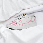 Load image into Gallery viewer, Ladies | Lovette First Edition Low Tops (White - Pink)

