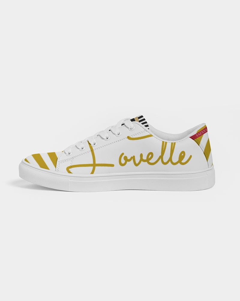 Gentlemens | Lovette First Edition Low Tops (White -Gold)