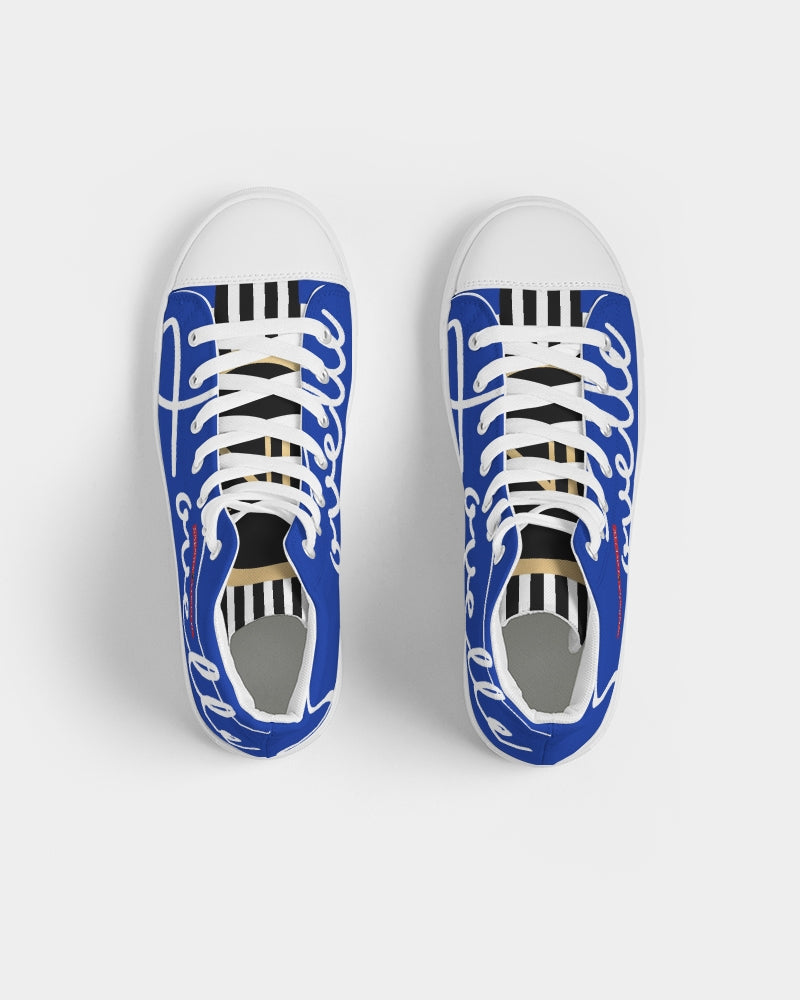 Ladies | Lovette First Edition High Tops (Blue - White)