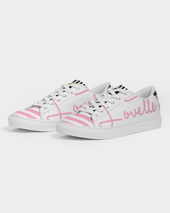 Ladies | Lovette First Edition Low Tops (White - Pink)