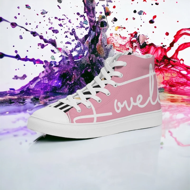 Gentlemens | Lovette First Edition High Tops (Pink - White)