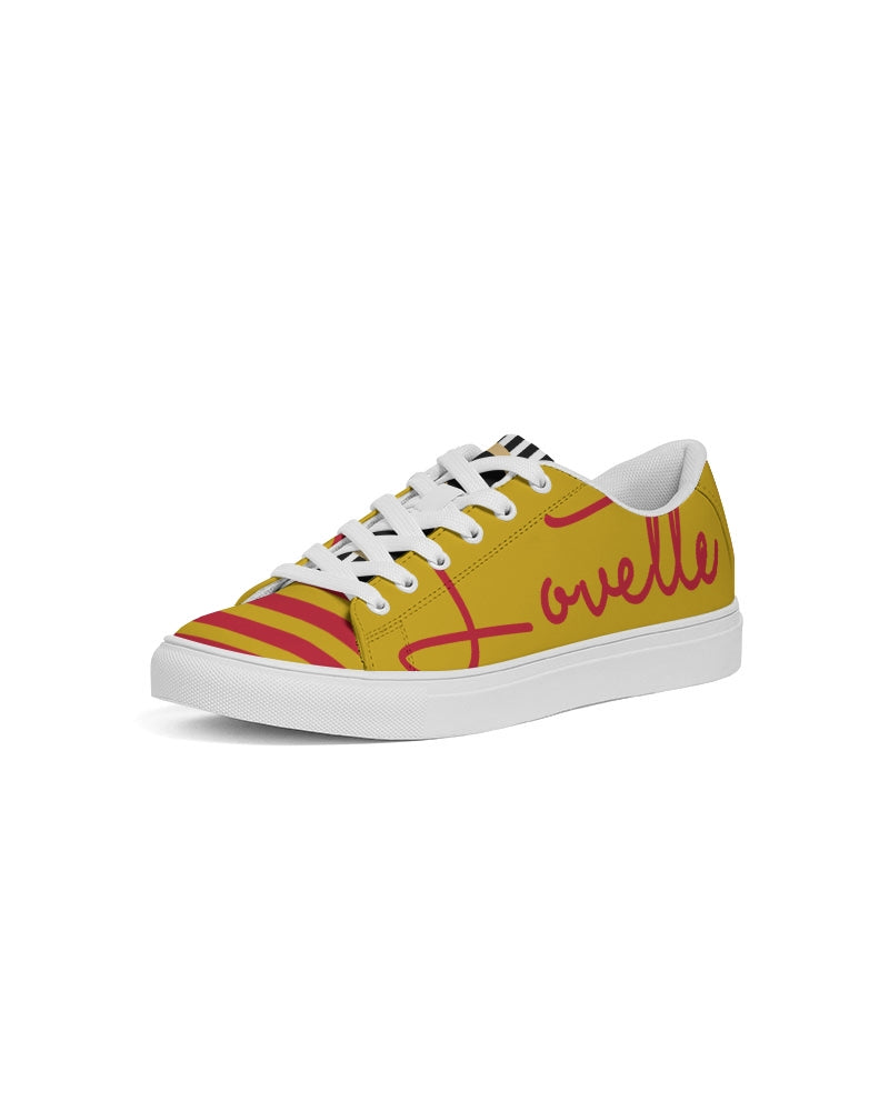 Gentlemens | Lovette First Edition Low Tops (Mustard Yellow - Red)