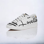 Load image into Gallery viewer, Gentlemens | Lovette First Edition Low Tops (White - Black)
