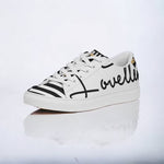 Load image into Gallery viewer, Ladies | Lovette First Edition Low Tops (White - Black)
