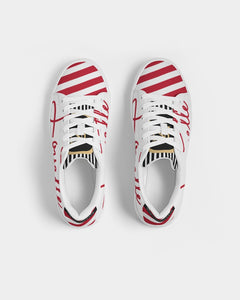 Gentlemens | Lovette First Edition Low Tops (White - Red)
