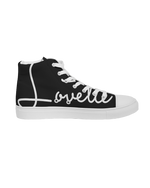 Load image into Gallery viewer, Ladies | Lovette First Edition High Tops (Black - White)
