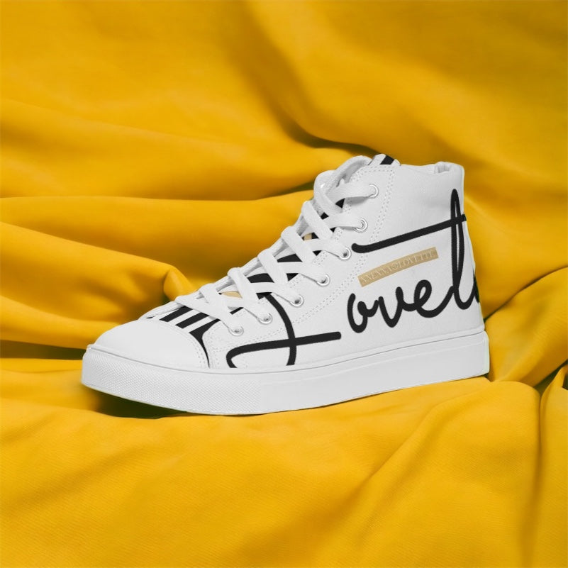 Ladies | Lovette First Edition High Tops (White - Black)