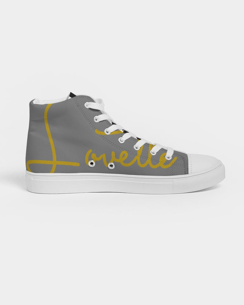 Ladies | Lovette First Edition High Tops (Grey - Gold)