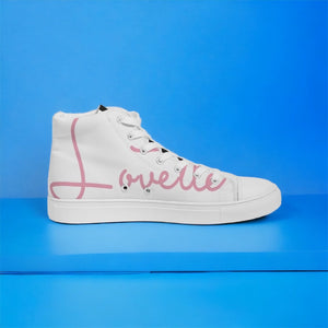 Ladies | Lovette First Edition High Tops (White - Pink)