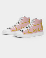 Load image into Gallery viewer, Ladies | Lovette First Edition High Tops (Blush Pink - Gold)
