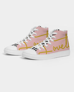 Ladies | Lovette First Edition High Tops (Blush Pink - Gold)