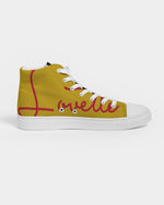 Load image into Gallery viewer, Ladies | Lovette First Edition High Tops (Mustard Yellow - Red)
