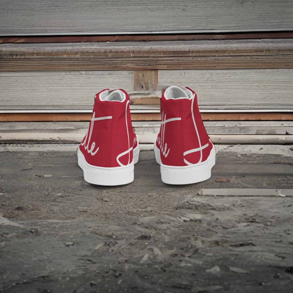 Ladies | Lovette First Edition High Tops (Red - White)