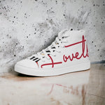 Load image into Gallery viewer, Gentlemen | Lovette First Edition High Tops (White - Red)
