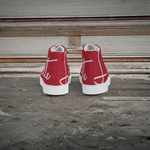 Load image into Gallery viewer, Women’s Lovette High Tops (Red - White)
