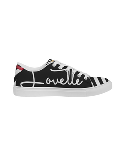 Ladies | Lovette First Edition Low Tops (Black - White)