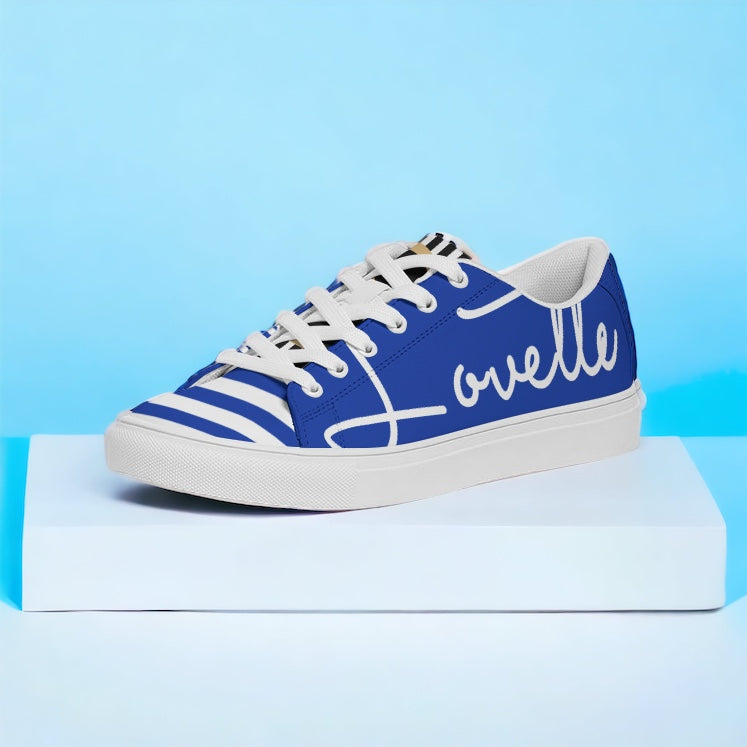 Ladies | Lovette First Edition Low Tops (Blue - White)