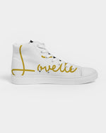 Load image into Gallery viewer, Gentlemens | Lovette First Edition High Tops (White - Gold)
