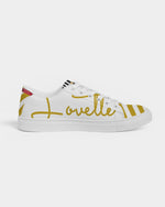 Load image into Gallery viewer, Ladies | Lovette First Edition Low Tops (White -Gold)
