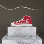 Load image into Gallery viewer, Mens’ Lovette High Tops (Red - White)
