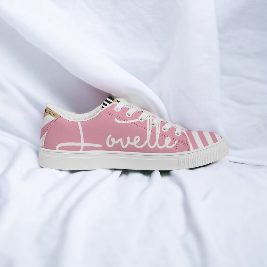 Gentlemens | Lovette First Edition Low Tops (Pink - White)