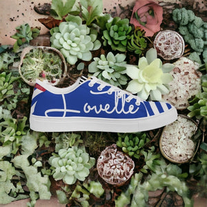 Ladies | Lovette First Edition Low Tops (Blue - White)