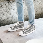 Load image into Gallery viewer, Gentlemen | Lovette First Edition High Tops (Grey - White)
