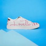 Load image into Gallery viewer, Gentlemens | Lovette First Edition Low Tops (White - Pink)
