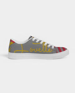 Ladies | Lovette First Edition Low Tops (Grey - Gold)