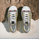 Load image into Gallery viewer, Ladies | Lovette First Edition High Tops (Grey - Gold)
