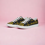 Load image into Gallery viewer, Ladies | Lovette First Edition Low Tops (Black - Gold)
