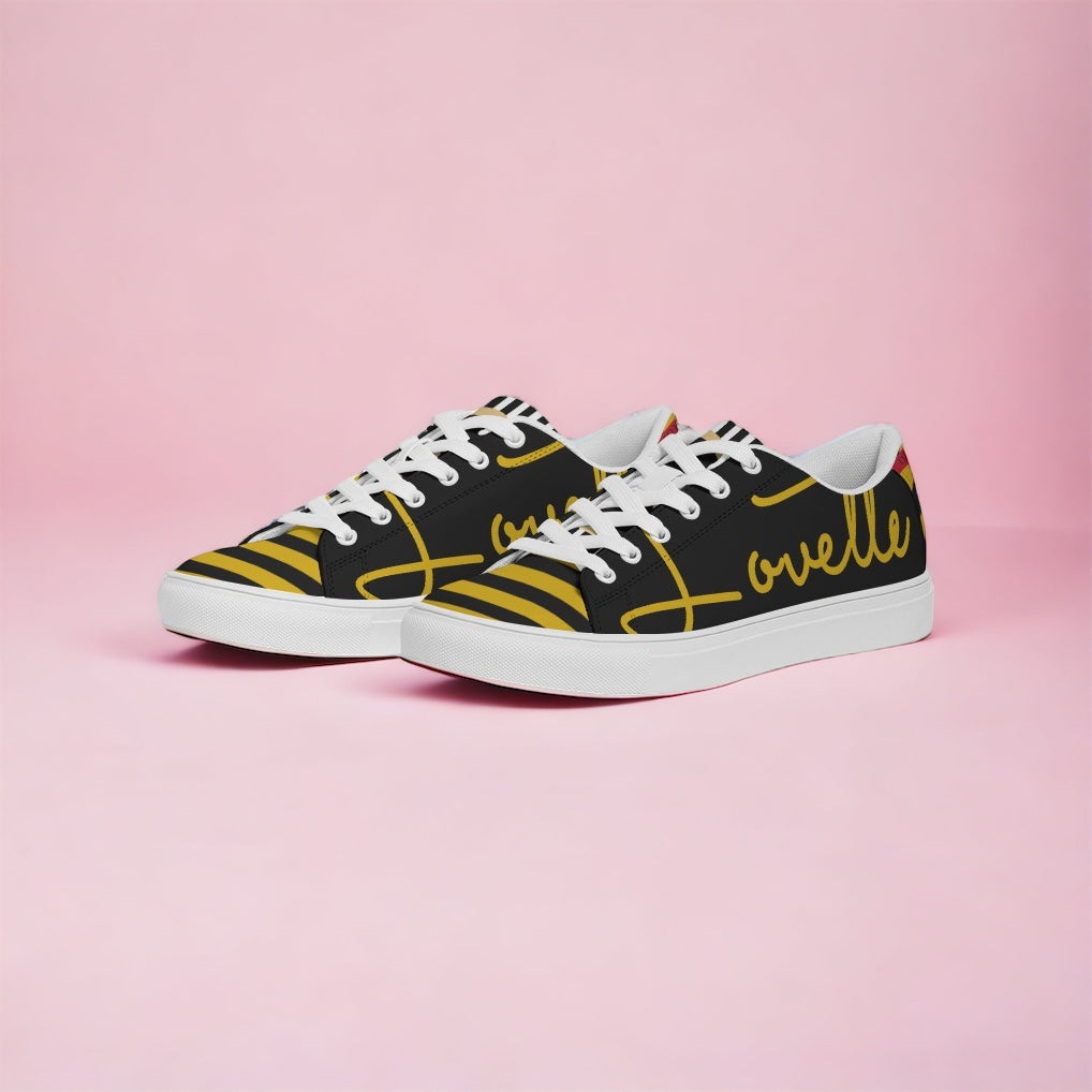 Gentlemens | Lovette First Edition Low Tops (Black - Gold)