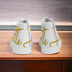 Load image into Gallery viewer, Gentlemens | Lovette First Edition High Tops (White - Gold)
