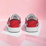 Load image into Gallery viewer, Women’s Lovette Low Tops (Red - White)
